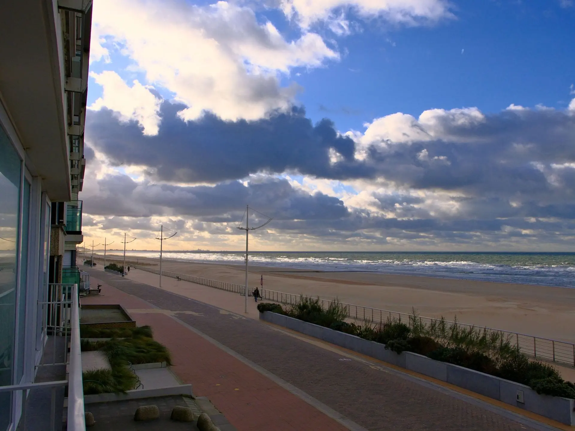 Vue mer de l'appartement familiale à coxyde